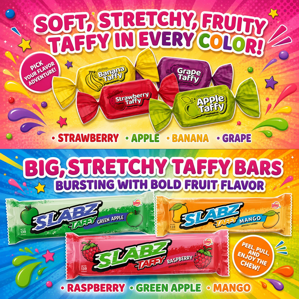 Assorted Bulk Candy Mix, 12 lb Bulk Halloween Individually Wrapped Candy Variety Pack for Piñatas, Goodie Bags, Candy Bowls, Party Favors & Events