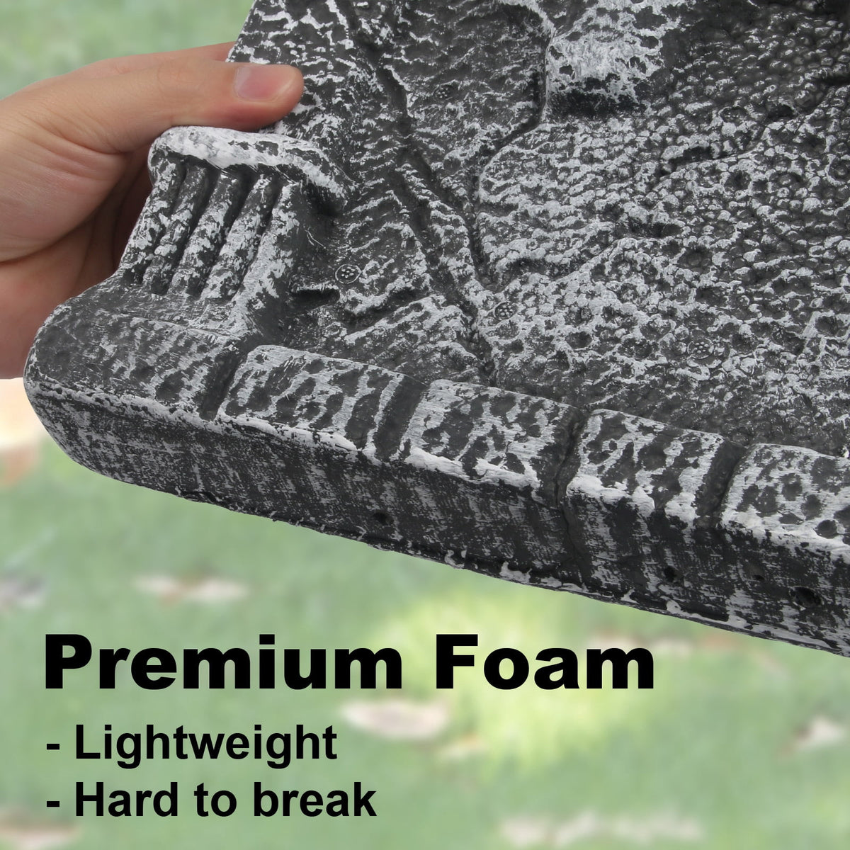 10 Pack Halloween Foam RIP Graveyard Tombstones with 35P Skeleton Bones for Halloween Party Outdoor Decorations