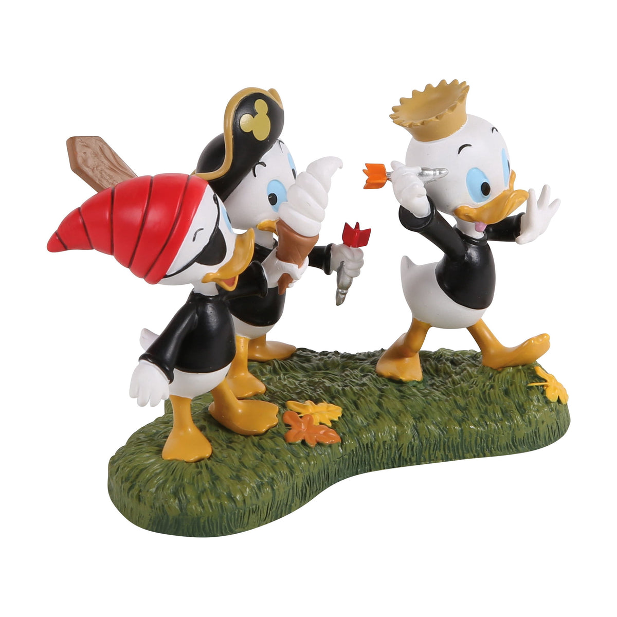 Department 56 Disney Village Huey Dewey Louie Take A Chance Halloween Accessory Figurine, Multicolor 2.4in H