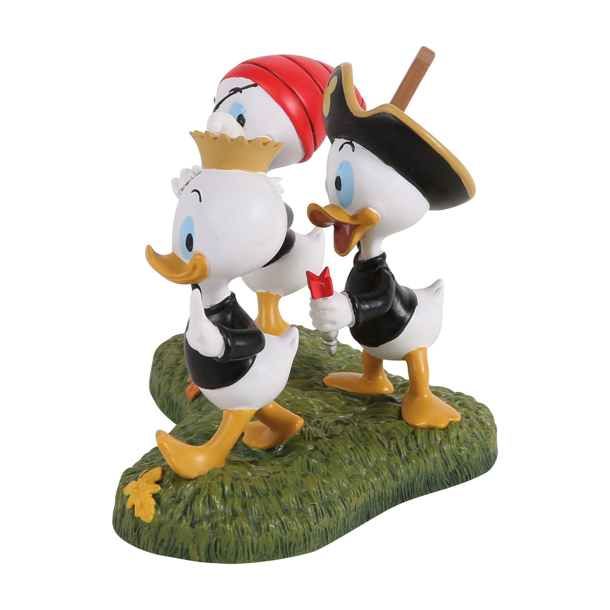 Department 56 Disney Village Huey Dewey Louie Take A Chance Halloween Accessory Figurine, Multicolor 2.4in H
