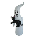 Color-Changing Ghost with Cat Airblown Yard Inflatable, Multicolor, 7', Halloween by Way To Celebrate