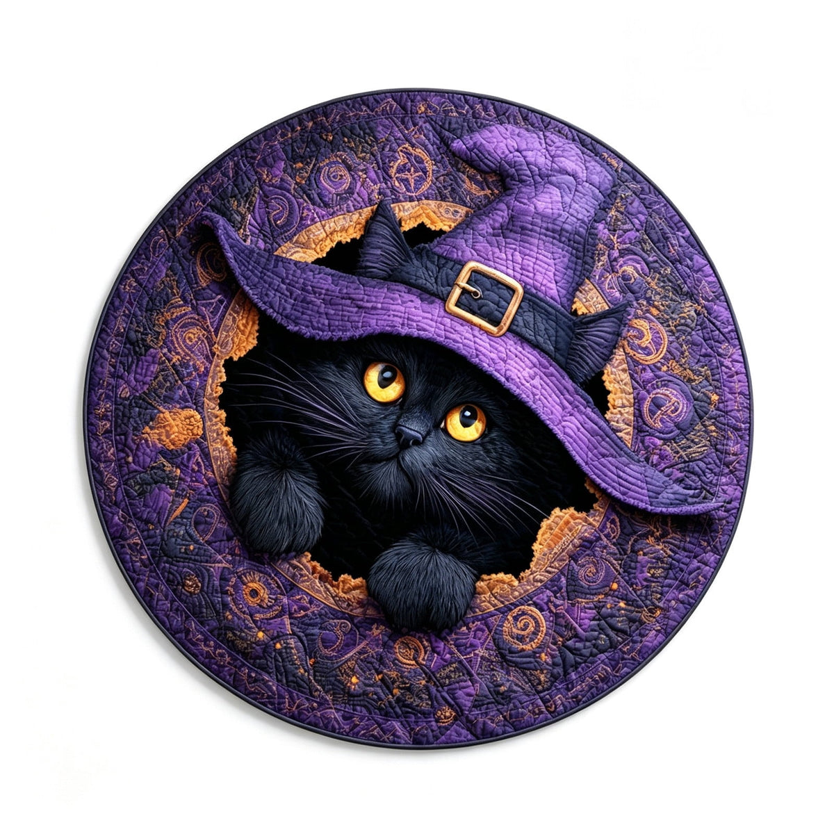 ZJNGJC 3D Circular Halloween Doormat Weird Decoration Whimsy Charm To Your Indoor Space With Festive Welcome Mat For Entryway D