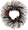 "halloween d rNearly Natural 26in. Halloween Bats Twig Wreath "